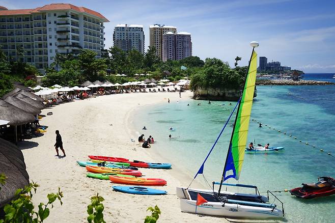 다양한 액티비티를 즐길 수 있는 프라이빗 비치