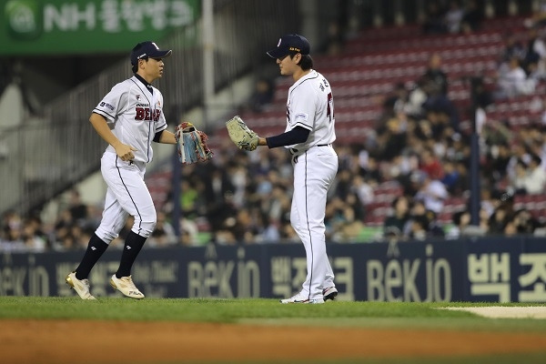 두산 투수 곽빈이 10월 13일 잠실 KIA전에서 시즌 12승을 달성했다. 사진(잠실)=두산 베어스