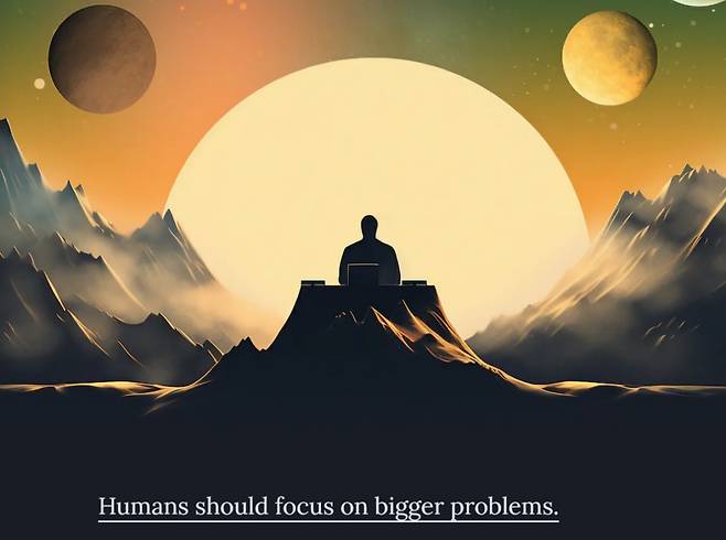"인류는 더 중요한 문제에 집중해야 한다"를 모토로 삼은 애니스피어/사진= 애니스피어 홈페이지