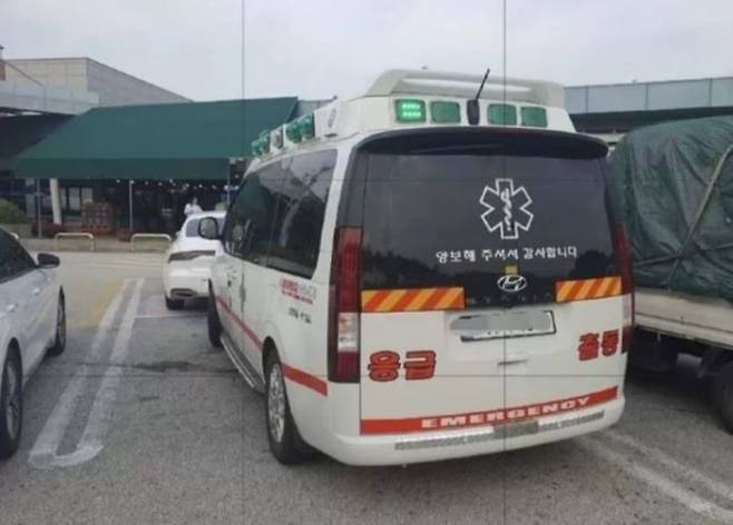 사설 구급차./ 뉴시스