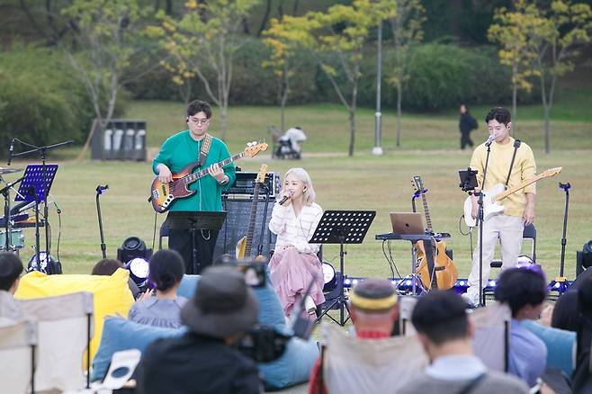 용산가족공원에서 열린 맑은 공기 라이브 콘서트 현장