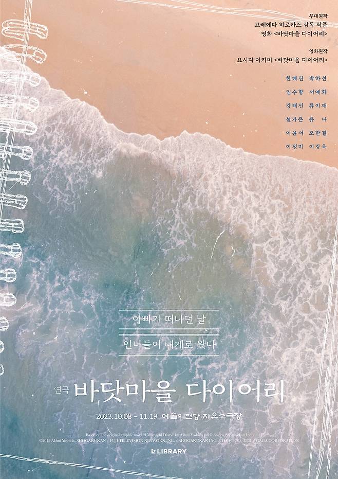 연극 '바닷마을 다이어리' [라이브러리컴퍼니 제공. 재판매 및 DB 금지]