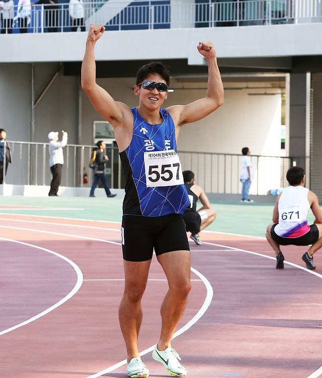 한국 최고 스프린터 김국영 [대한육상연맹 제공. 재판매 및 DB 금지]