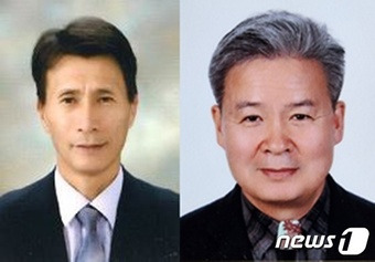 사진은 왼쪽부터 최명화 에스에프 대표이사, 박기주 스마트파워 대표이사 (중기부 제공)