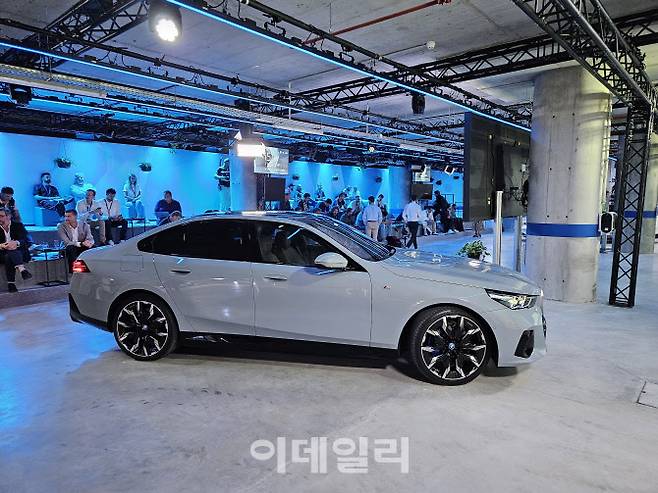 BMW가 리스본에서 개최한 ‘THE i5 & THE BMW i7 M70’ 글로벌 미디어 출시 행사. (사진=이데일리 박민)