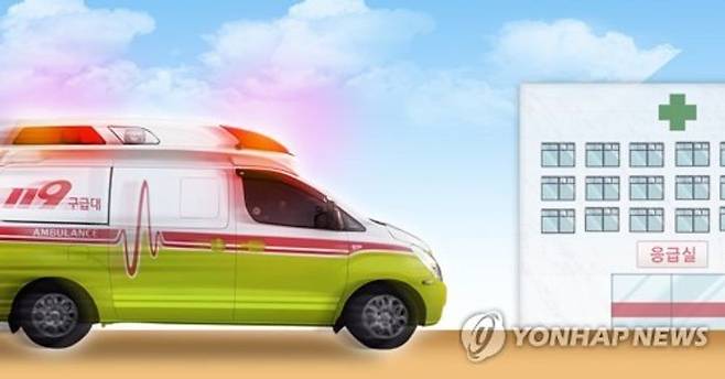 119 구급차·응급환자 병원 이송.ⓒ연합뉴스