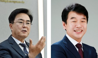 김태흠 충남지사(왼쪽) , 문진석 더불어민주당 의원