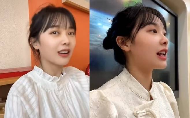 청년 취업난 속 인터넷 방송 한번으로 10개월치 월급을 번 유치원 여교사가 중국 청년들의 롤모델이 되고 있다. [사진출처 = 유튜브 영상 캡처]