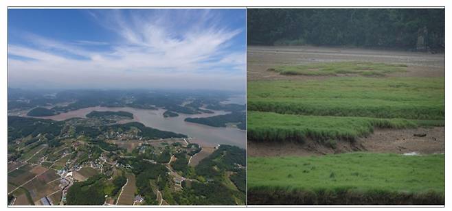 사천 광포만 갯벌 전경./사진=해수부 제공