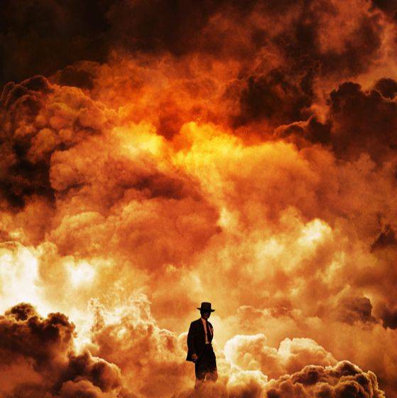 Poster of Christopher Nolan's fillm "Oppenheimer" (2023) [UNIVERSAL PICTURES]