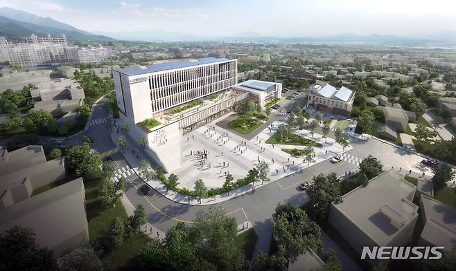 [곡성=뉴시스] 전남 곡성군은 신청사 성공적인 건립을 위한 착공식을 열었다고 16일 밝혔다. (사진=곡성군청 제공). photo@newsis.com *재판매 및 DB 금지