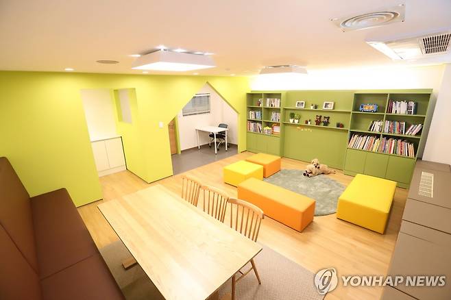 교도소 아동 친화적인 가족 접견실 [본인 제공]