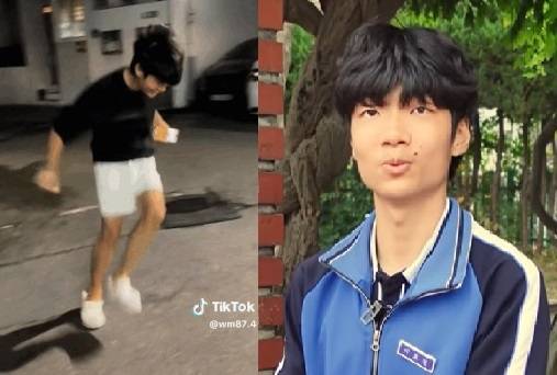 빠른 발놀림에 마치 공중에서 걷는 듯한 ‘슬릭백’ 영상으로 전 세계 눈길을 끈 주인공이 대구에 사는 중학생으로 밝혀졌다. [사진출처 = 영상 캡처]