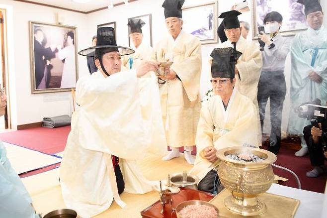 박정희 전 대통령 서거 제44주기 추도식. (구미시 제공) 2023.10.26