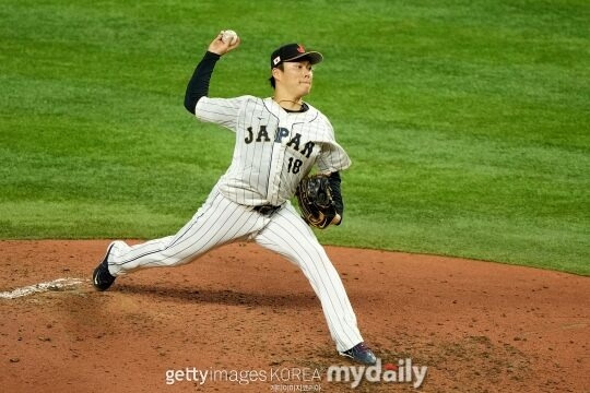 2023 WBC 일본 대표팀 야마모토 요시노부./게티이미지코리아