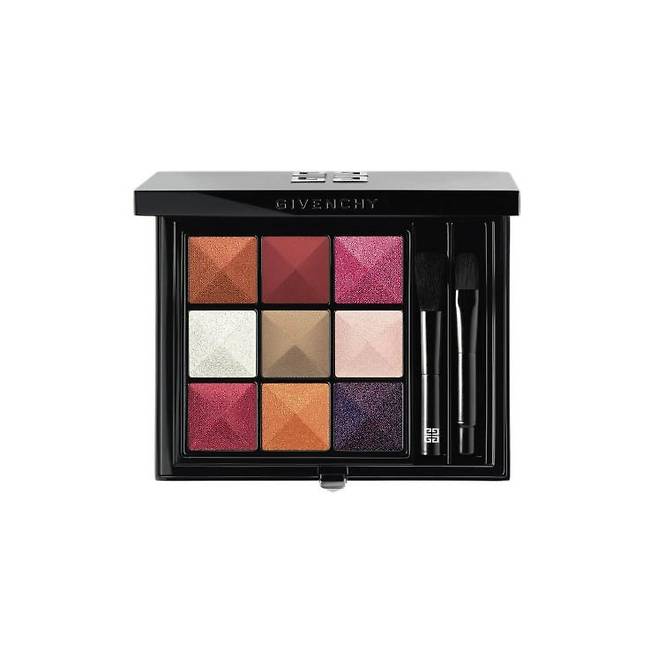 지방시 르 9 드 지방시 아이섀도 팔레트 - 레드, 핑크, 로즈, 오렌지 계열 미세 펄 함유 컬러들이 화려한 겨울 메이크업을 완성하는 홀리데이 컬렉션. 8g 9만6천원.