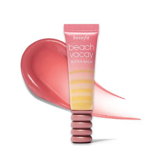 베네피트 립 버터밤 - 유리 같은 광택과 버터 같은 보습력에 미세한 펄감까지 더한 메이크업과 스킨케어 겸용 립밤. 10mL 2만6천원.