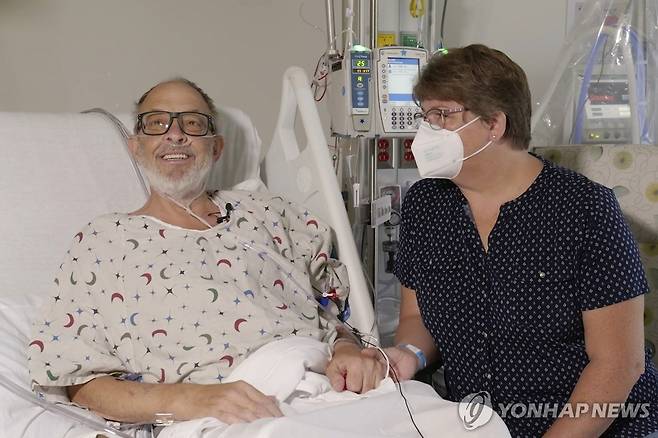 돼지 심장 이식받았은 뒤 6주 만에 숨진 환자 로런스 포시트 [메릴랜드 의대(University of Maryland School of Medicine)/AP 연합뉴스 자료사진. 재판매 및 DB 금지]
