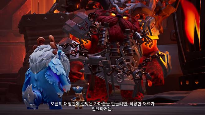 '누누의 노래: 리그 오브 레전드 이야기' 게임 속 다양한 'LoL' 챔피언(캐릭터)들.