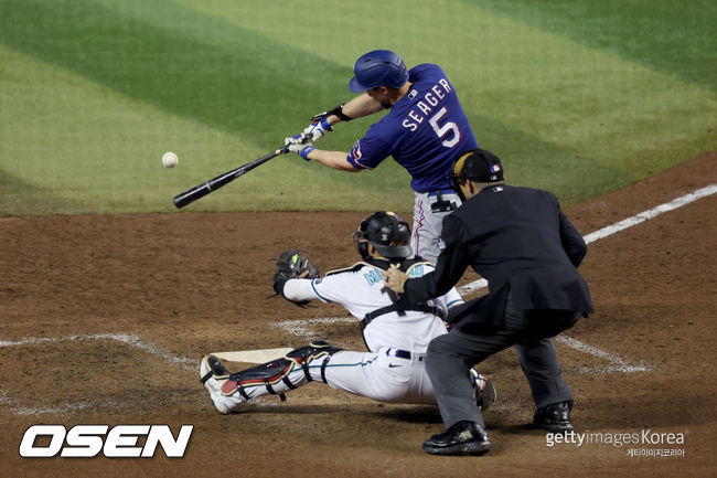 [사진] 텍사스 코리 시거. ⓒGettyimages(무단전재 및 재배포 금지)