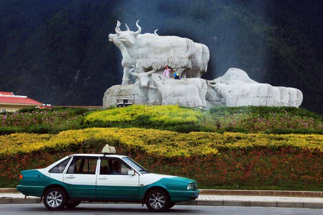 린즈 중심지 바이의 야크광장. ⓒ최종명