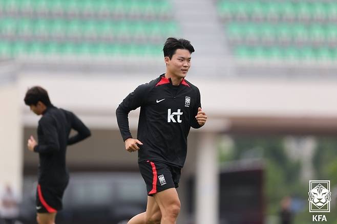 오현규.  대한축구협회 제공