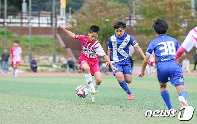 강진서 진행된 2023축구 전국 중등 우수클럽 스토브리그. ⓒ News1