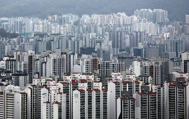 남산에서 바라본 서울 시내 모습 [이미지출처=연합뉴스]