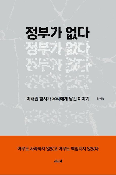 ▲ <정부가 없다>(정혜승 지음, 메디치미디어 펴냄) ⓒ메디치미디어