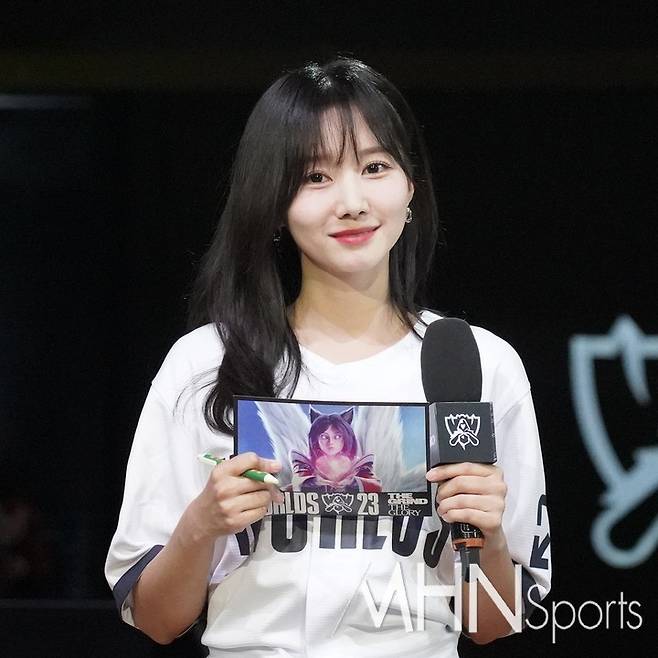 윤수빈 아나운서ⓒMHN스포츠 이솔 기자