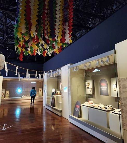 국립민속박물관 ‘MASK-가면의 일상, 가면극의 이상’ 전시 전경. 김보람기자