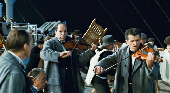 영화 '타이타닉'의 한 장면.