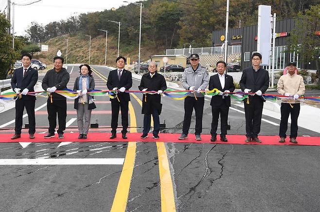 [인천=뉴시스] 해안순환도로(4-1공구) 준공식. (사진=강화군 제공) *재판매 및 DB 금지