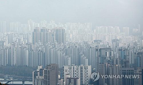 서울 시내의 아파트 단지 [윤동진 기자 촬영. 연합뉴스 자료사진]