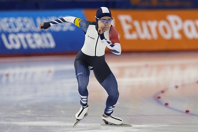 한국 스피드스케이팅 여자 500m  간판스타 김민선.  EPA 연합뉴스