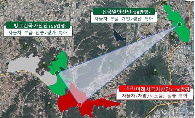 [광주=뉴시스] 광주시 미래차산단 위치 *재판매 및 DB 금지