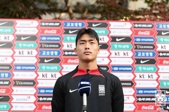 ▲ U-17 대표팀의 김명준 ⓒ대한축구협회