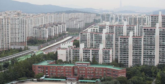 경기도 성남시 분당구 정자동 일대 아파트 전경. 매경DB