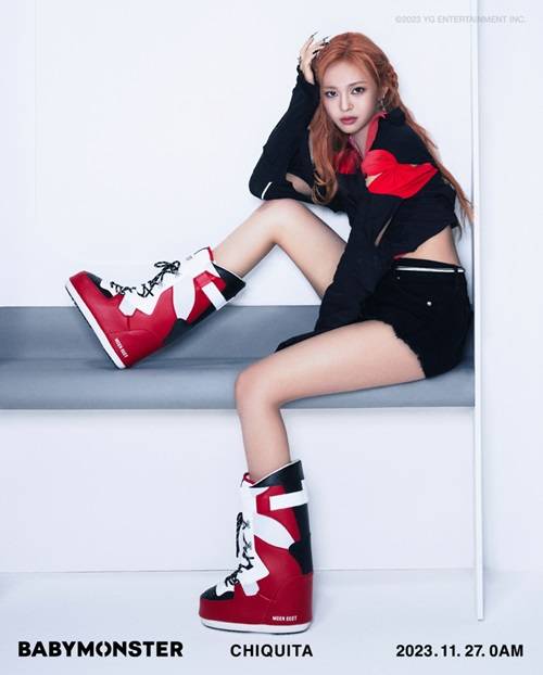 YG엔터는 베이비몬스터 데뷔를 앞두고 첫 주자로 '치키타'의 비주얼을 공개했다. /사진=YG엔터