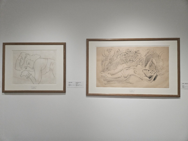 Henry Matisse's drawings are on display at "Matisse by Matisse" at UCCA Edge in Shanghai. (Park Yuna/The Korea Herald)