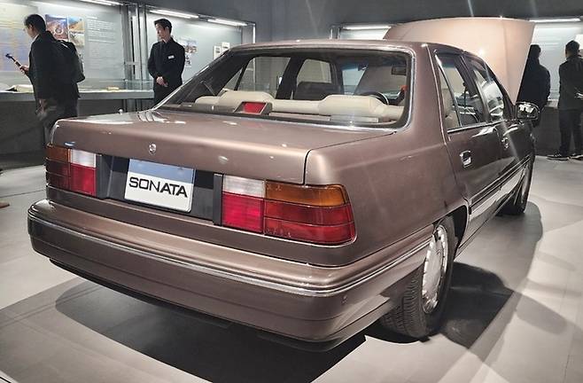 국산 1호 전기차인 쏘나타 EV [사진촬영=최기성 매경닷컴 기자]