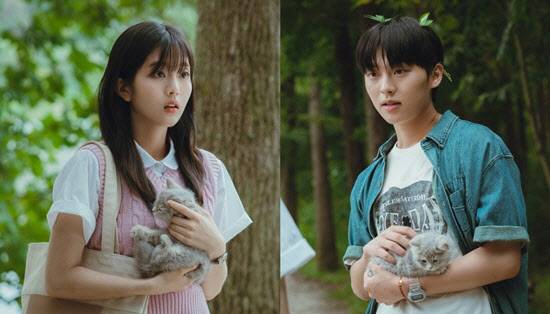 신은수(왼쪽)와 최현욱(사진=tvN)