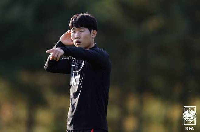 축구 국가대표팀 미드필더 홍현석. 대한축구협회(KFA)