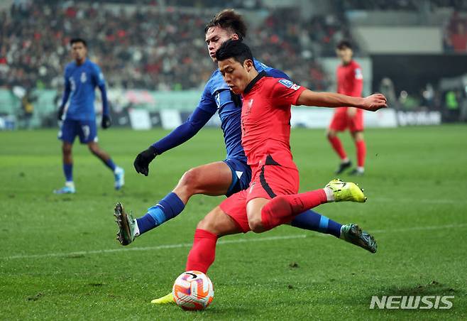 SON 감차→이강인 원더골→황소 헤더골, '삼대장' 골 푹죽 터졌다! 클린스만호, 싱가포르 5-0 대파 '월드컵 2차 예선' 첫 승리! [상암 현장리뷰]