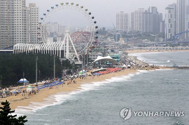 속초해수욕장 일대 대관람차 [연합뉴스 자료사진]