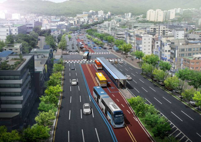 '성남~복정 광역BRT 구축 사업 기본 및 실시설계(성남시 S-BRT 1단계 산성대로)' 이미지. / 자료제공=성남시