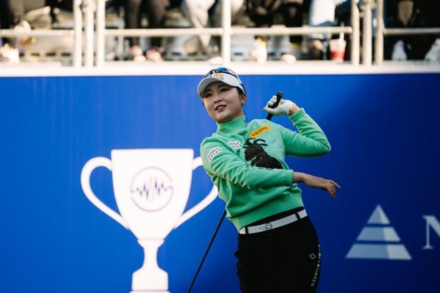 KLPGA 투어 위믹스 챔피언십에서 우승한 이예원. 대회 조직위원회 제공