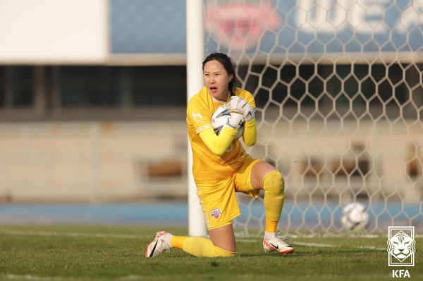 인천 현대제철 골키퍼 김정미. 사진=대한축구협회