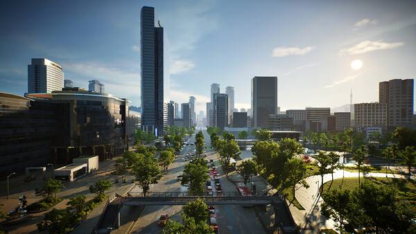 어딘가 허전한 도시. [크래프톤]