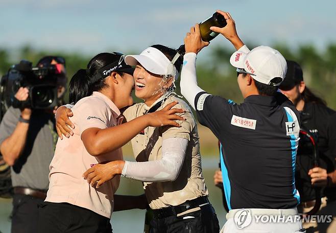 CME 그룹 투어챔피언십에서 우승한 양희영 [게티이미지/AFP=연합뉴스]